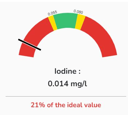 Lab Test Results In - Saltwater Elements - Depletion Over Time / No Dosing