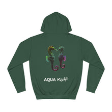 Load image into Gallery viewer, Seahorse Hoodie with Backprint - aquarium fish
