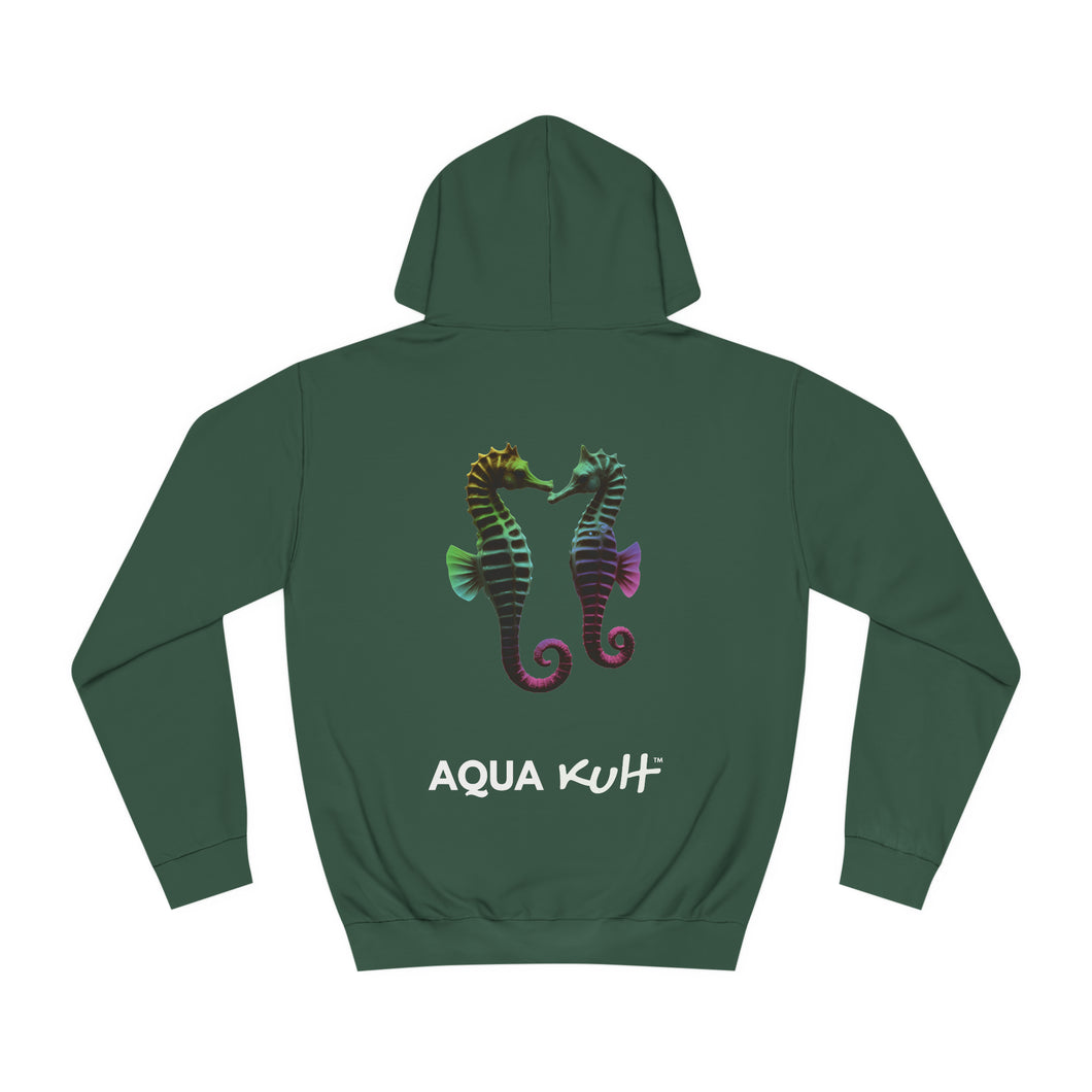 Seahorse Hoodie with Backprint - aquarium fish