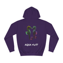 Load image into Gallery viewer, Seahorse Hoodie with Backprint - aquarium fish
