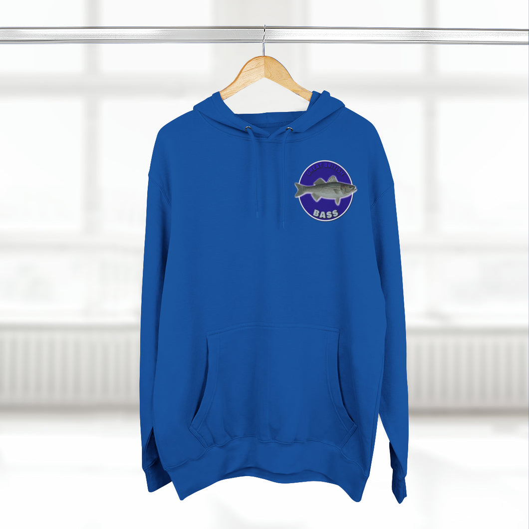 GB Sea Bass Fishing Hoodie - chest print