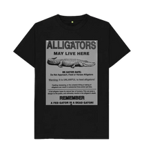 Load image into Gallery viewer, AK™ Gator Danger Sign T-shirt 🐊
