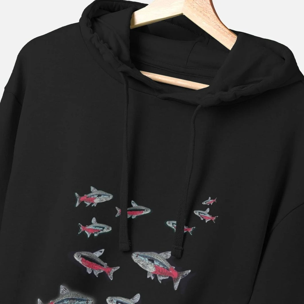 Neon Tetra Hooded Top