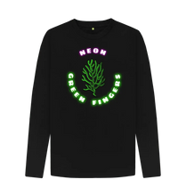 Load image into Gallery viewer, Reefer Neon Green Fingers Long Sleeved T-Shirt
