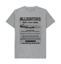 Load image into Gallery viewer, AK™ Gator Danger Sign T-shirt 🐊
