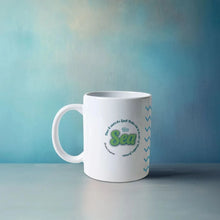 Load image into Gallery viewer, The Sea Coffee Tea Mug with Seahorse Pair
