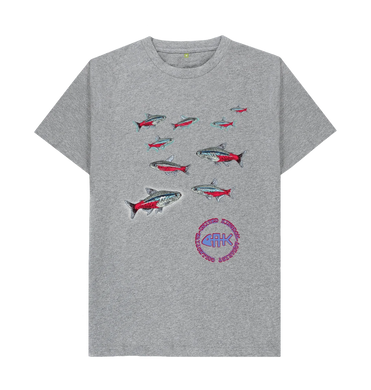 Neon Tetra T-shirt - Aquarist Collective grey